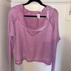 Free People cropped sweater
